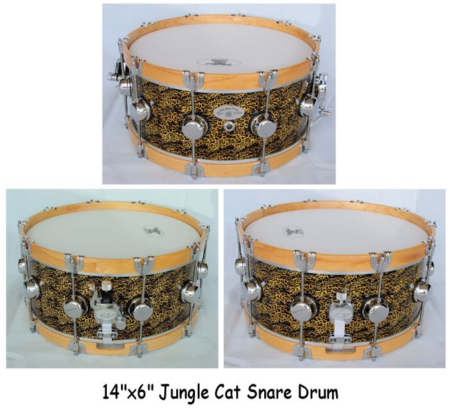 14x6 12ply Jungle Cat Snare Drum